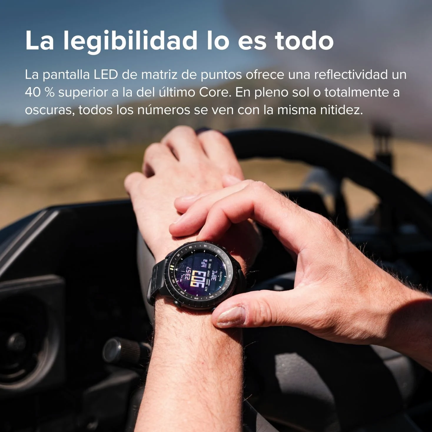 Suunto Core 2 Reloj Outdoor, 10 ATM Resistente al Agua, batería 15 Meses | Altímetro, Barómetro, Brújula, Alarma de tormenta, Retroiluminación roja/verde, Seguimiento de pasos, App SUUNTO, Negro