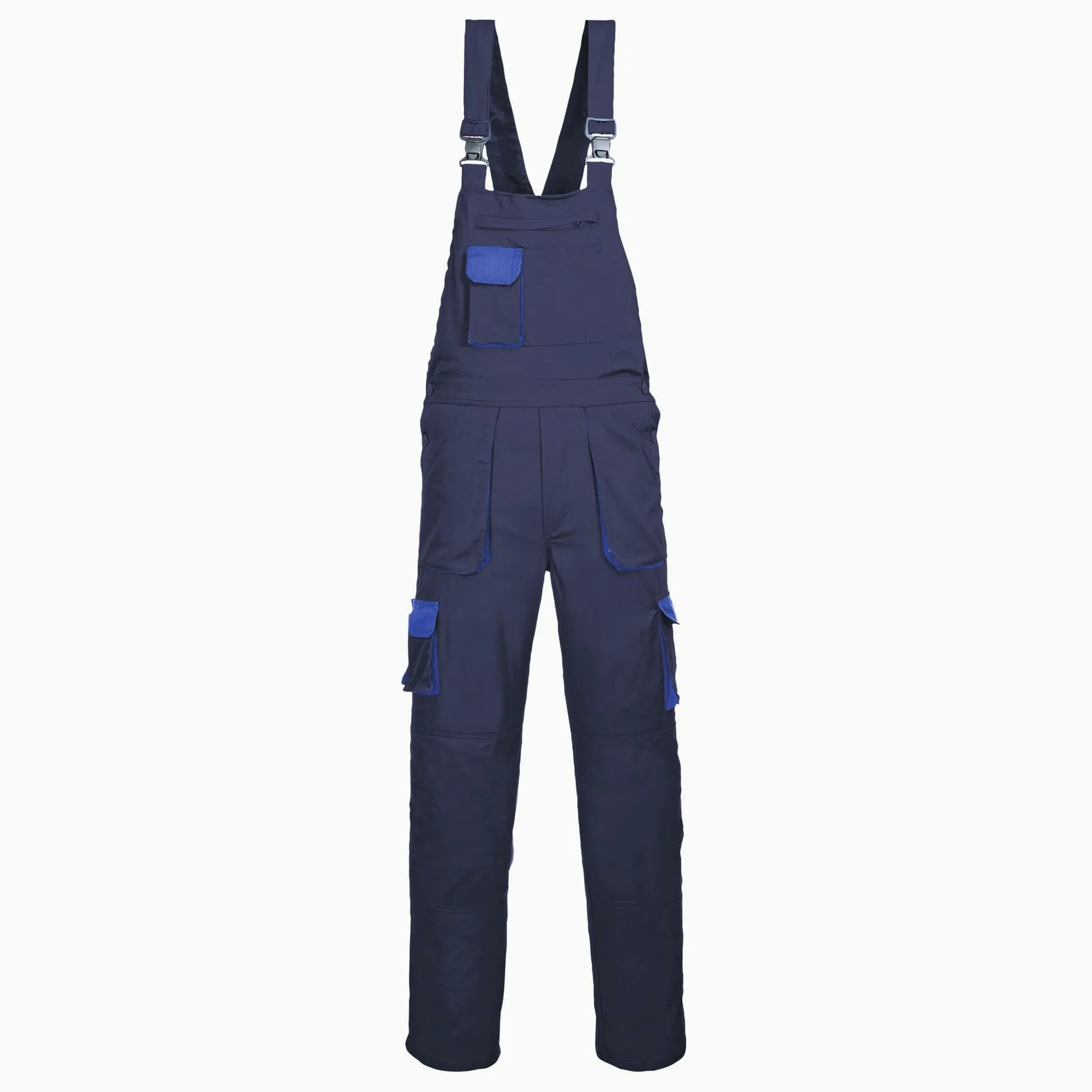 Portwest TX12 Mono de Trabajo con Peto y Tirantes Hombre Azul Marino, L