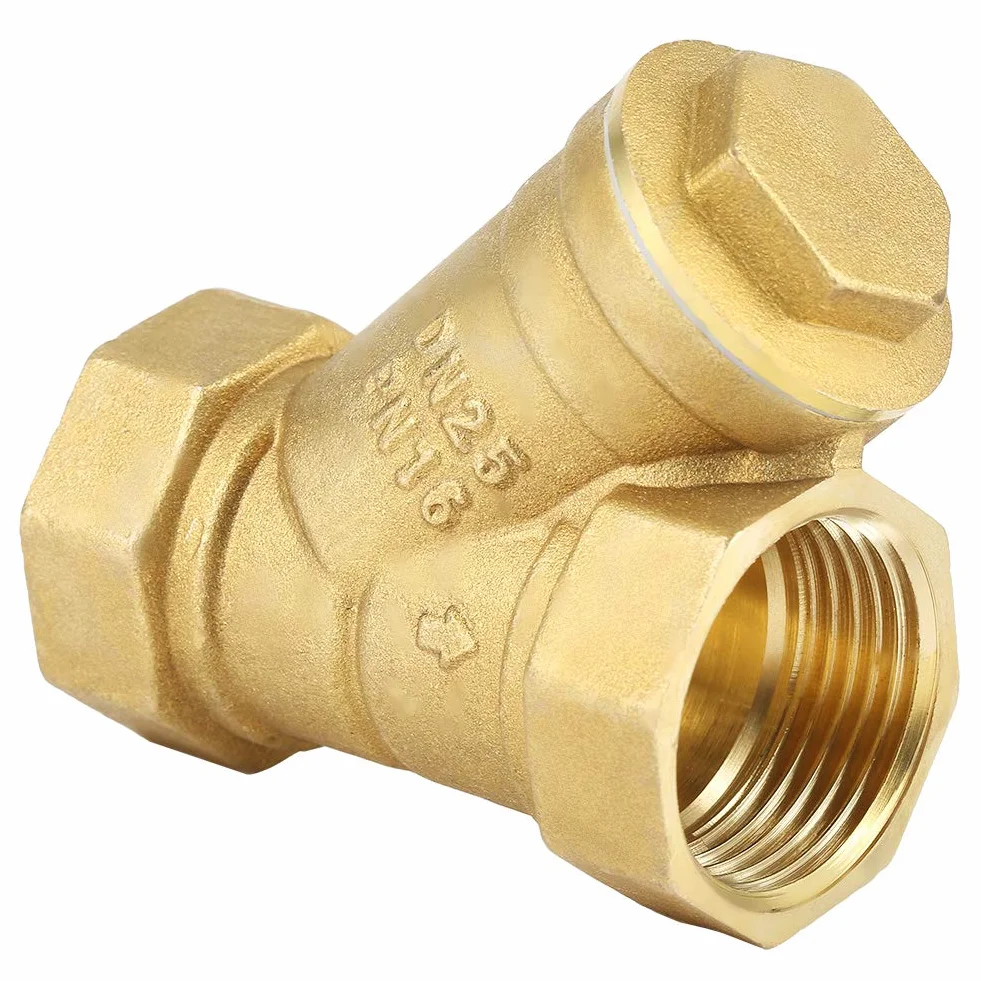 Filtro de Rosca Hembra de 1 Pulgada Latón en Forma de Y BSPP