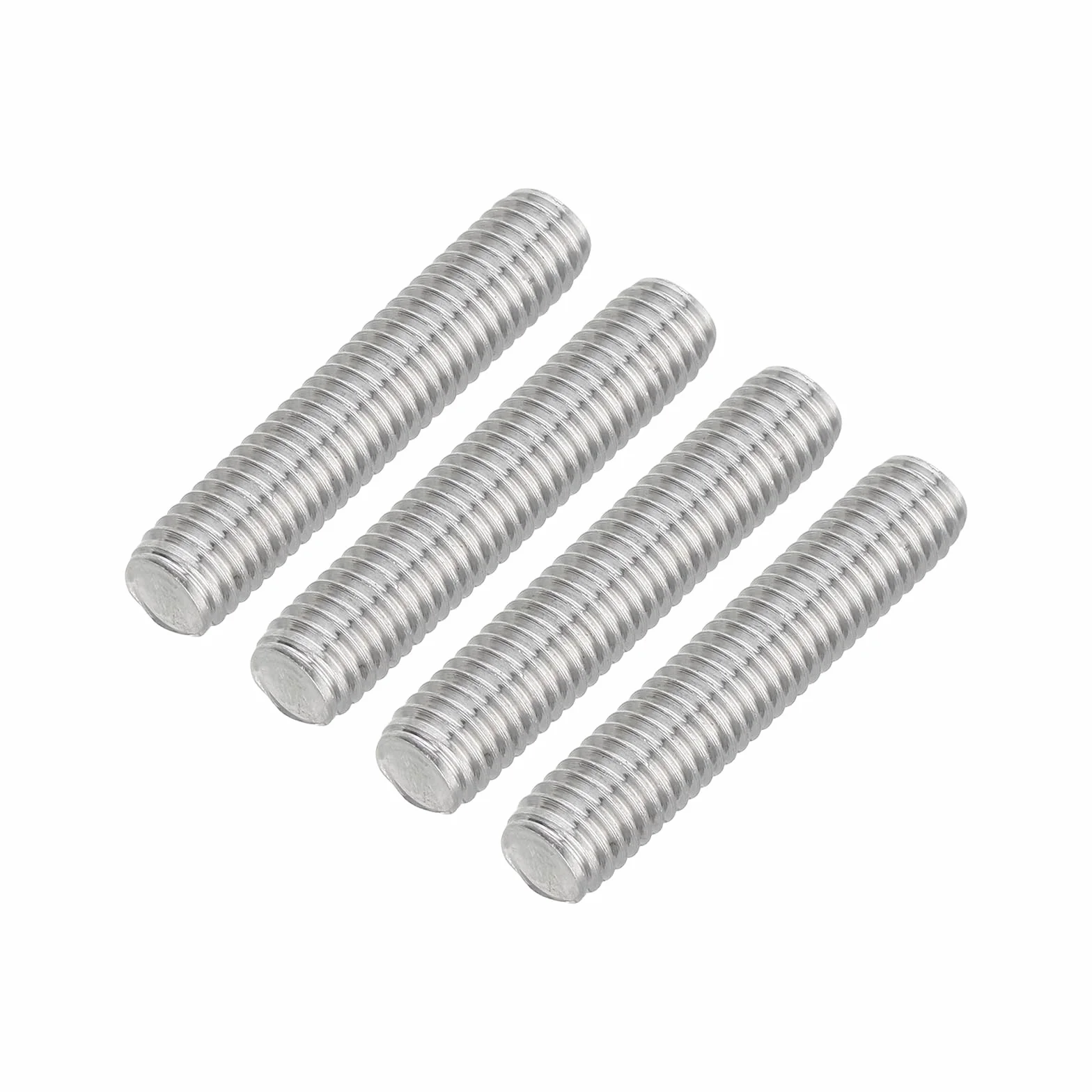 QUARKZMAN Varilla Roscada M8 x 40mm Acero Inoxidable 304 Rosca Derecha 4 Piezas