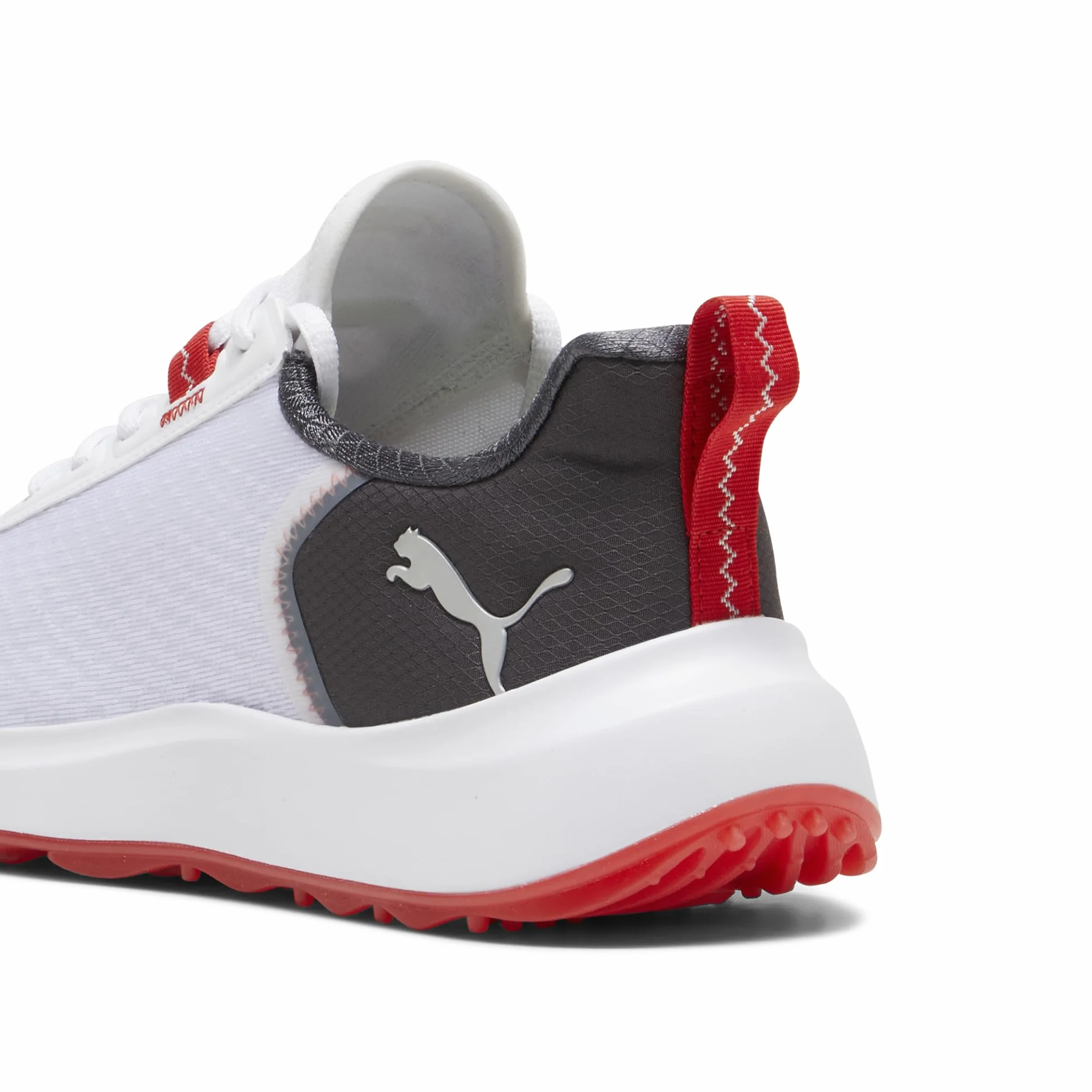 Puma Fusion Crush - Zapatos Deportivos de Golf para Hombre, White/Dark Coal, 42 EU