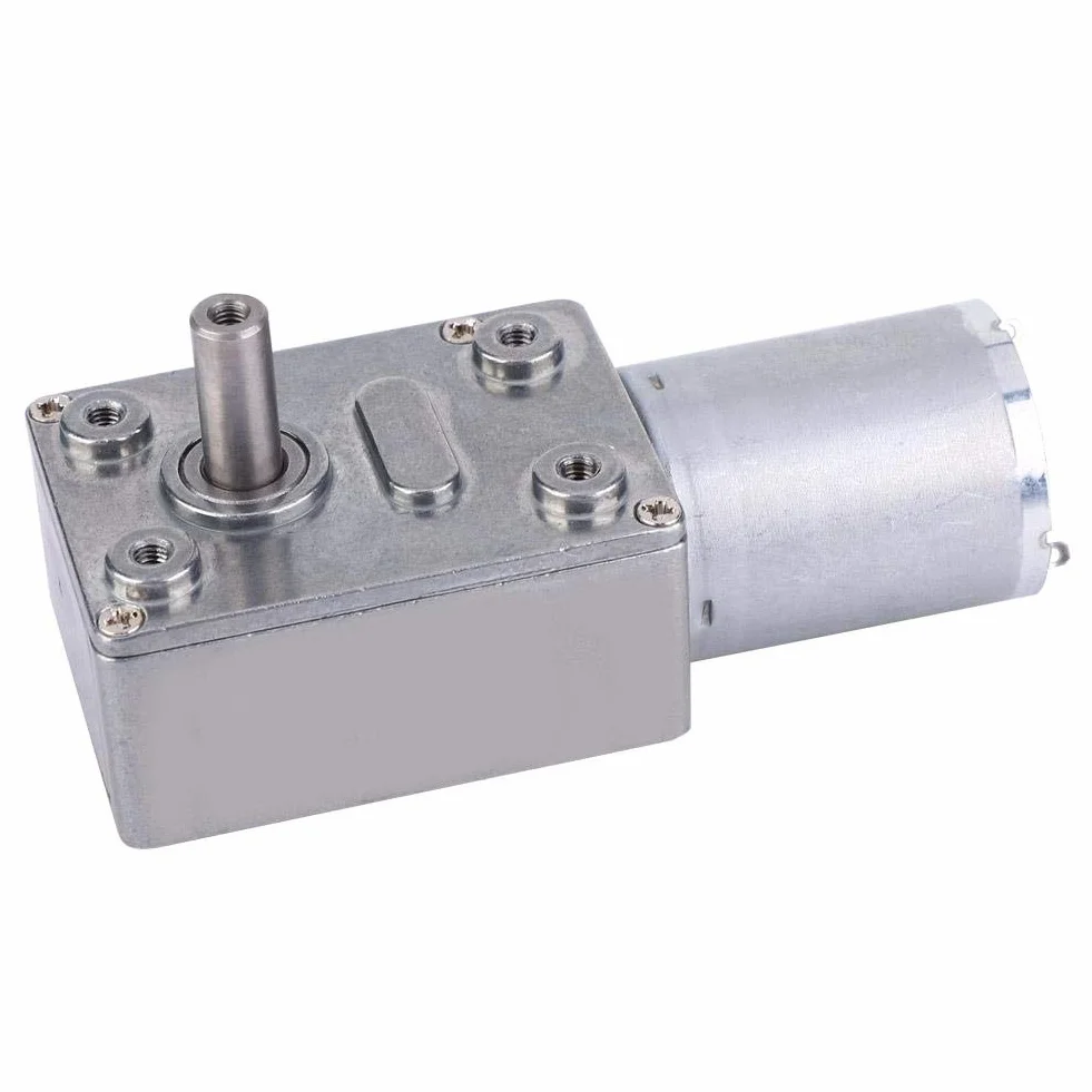 Motor de engranaje helicoidal DC12V 30RPM gran torsión para múltiples propósitos