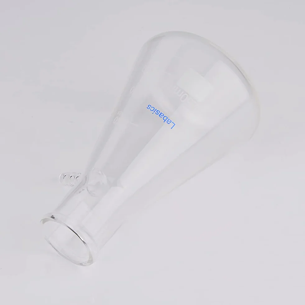 Labasics Matraz Filtrante de Vidrio de Borosilicato Cuello de Perno con Tubulación 250 ml