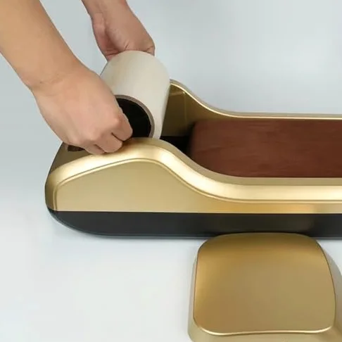 Genérico Rollos de Recambio Desechables para cubrezapatos para dispensador automático, película de protección para Salas Blancas (C)
