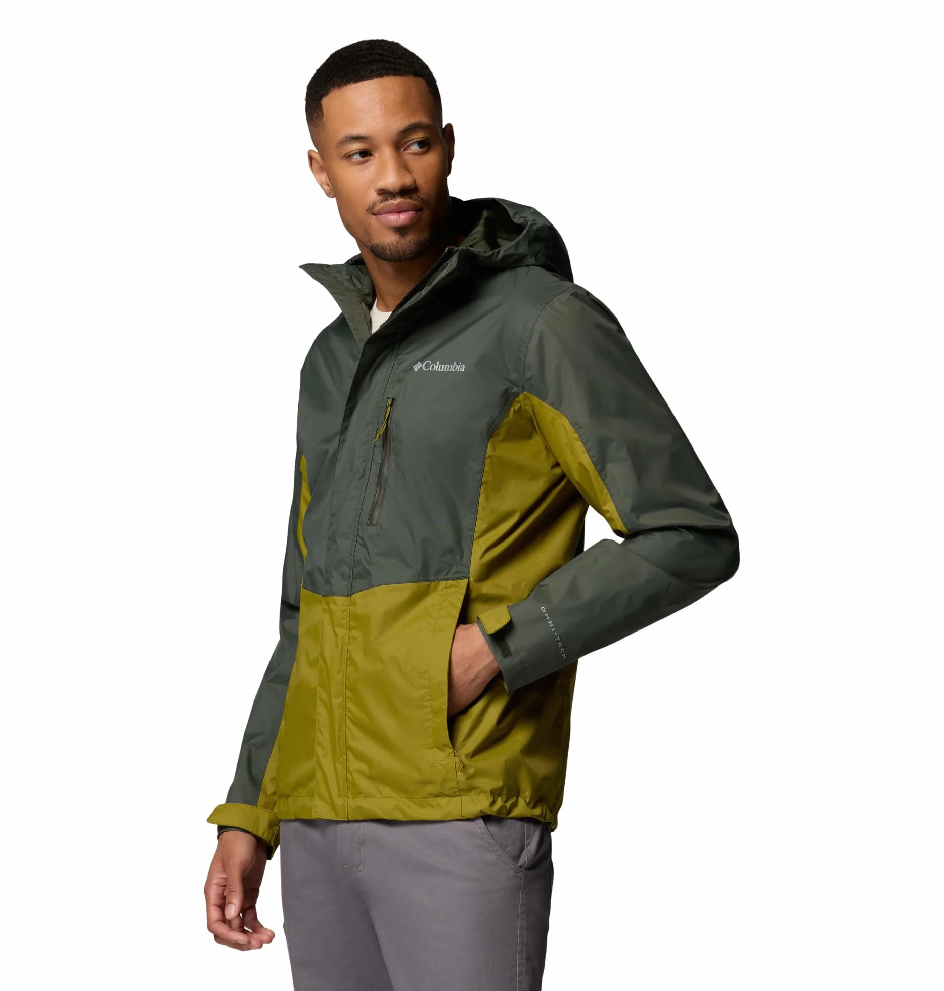 Columbia Pouring Adventure III Jacket, Chubasquero Impermeable para Hombre