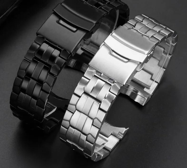 Compatible con casio Edifice EF-550D cinta de acero inoxidable para hombre, accesorio de 22 mm