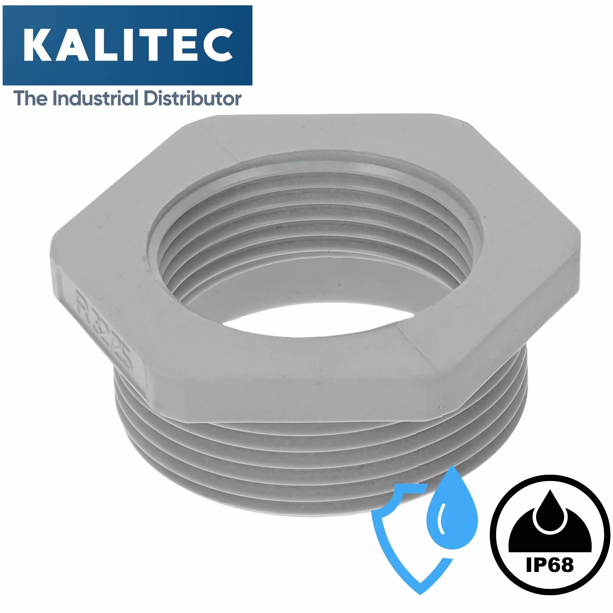 Kalitec G6322500 Lote 5 Reductores M32/M25 Plástico Gris Claro