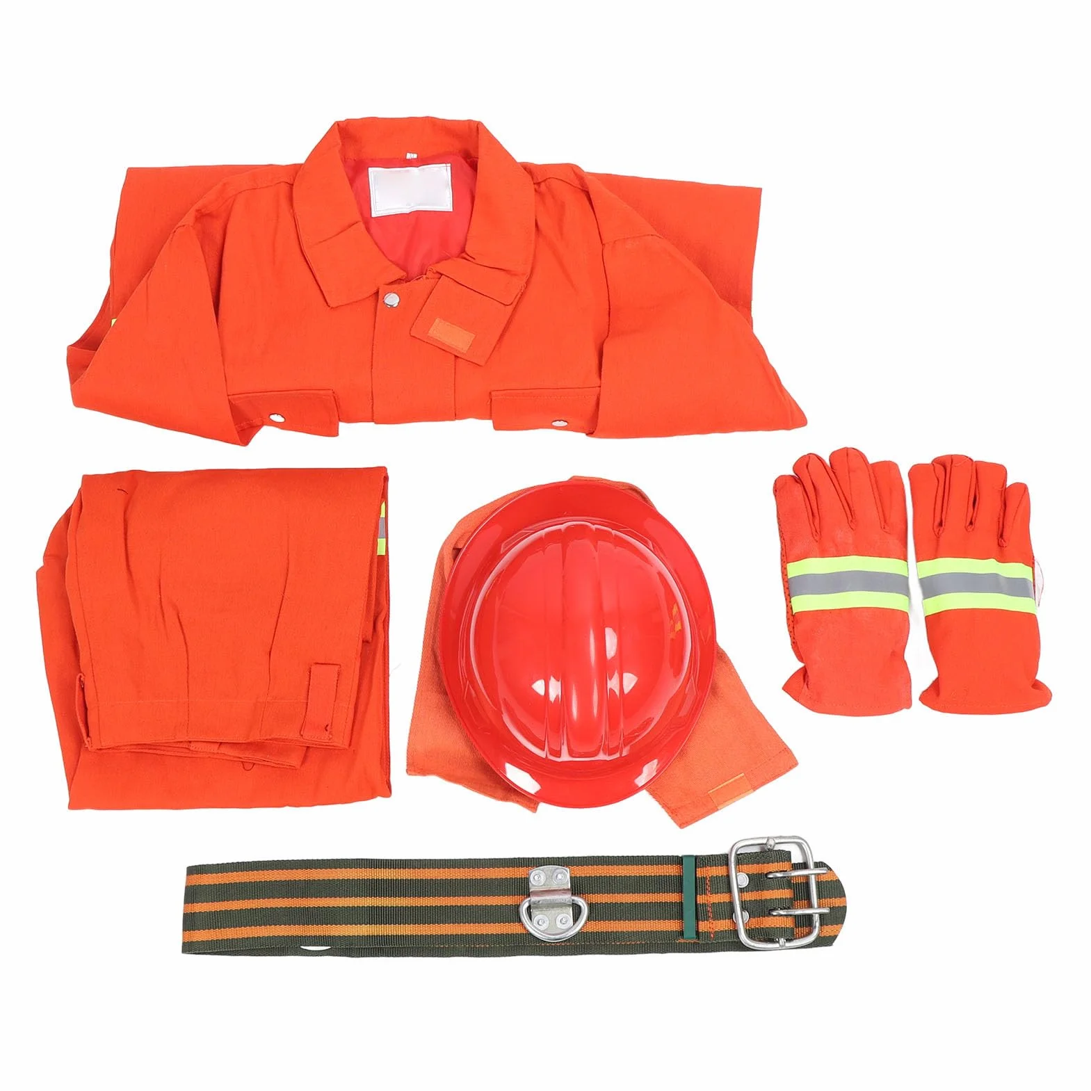 Hyuduo Mono Ignífugo, Traje de Entrenamiento Ignífugo de Alta Visibilidad para Hombres y Mujeres, Diseño Liviano y Resistencia Química, Equipo de Protección Clase 3 (M) (XXXL)