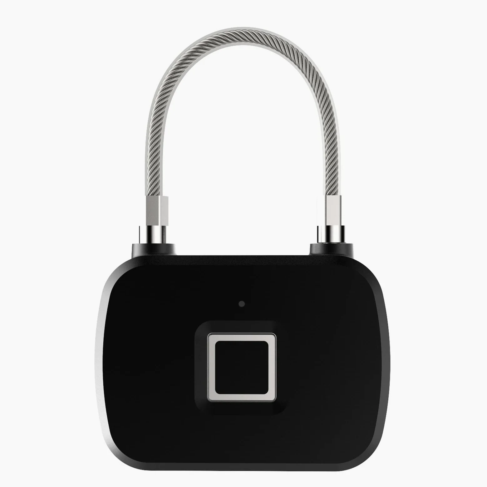 Candado Inteligente con Huella Dactilar Mochila de viaje Pequeño candado cuerda alambre huella dactilar electrónico inteligente para Seguridad