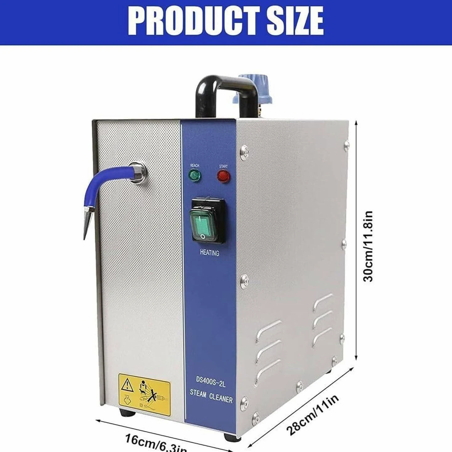 Limpiador De Joyas a Vapor Profesional De 2 L/4 L, para Gemas, Oro, Plata Y Piedras Preciosas, para Monedas, Placas De Circuito Y Herramientas De Laboratorio. 2L