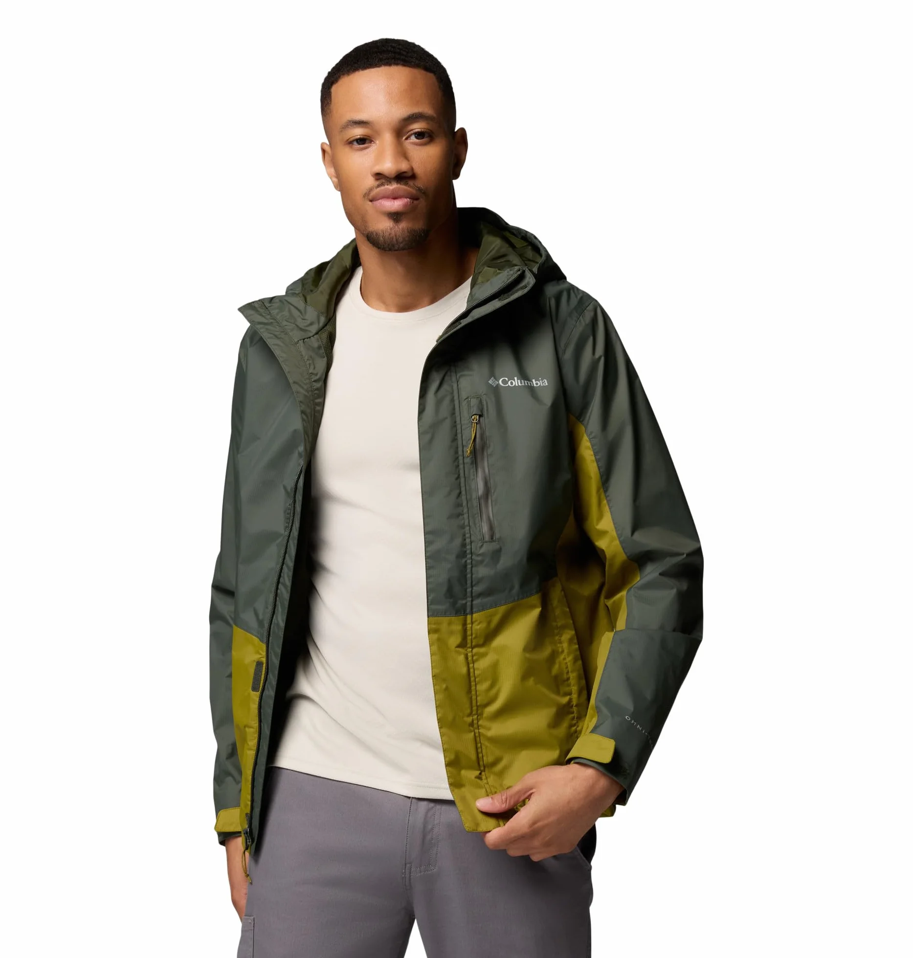 Columbia Pouring Adventure III Jacket, Chubasquero Impermeable para Hombre