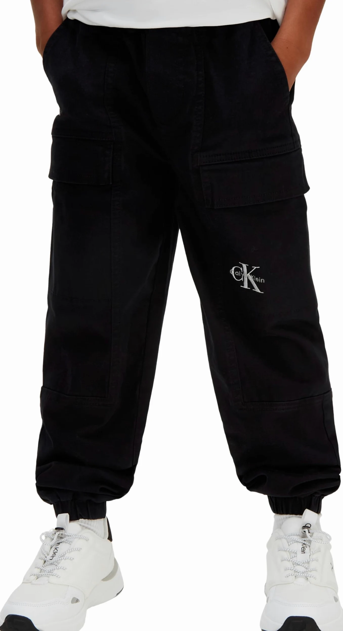 Calvin Klein Essential Cargo Jogger Lvcksjc33b - Pantalón Deportivo Niños