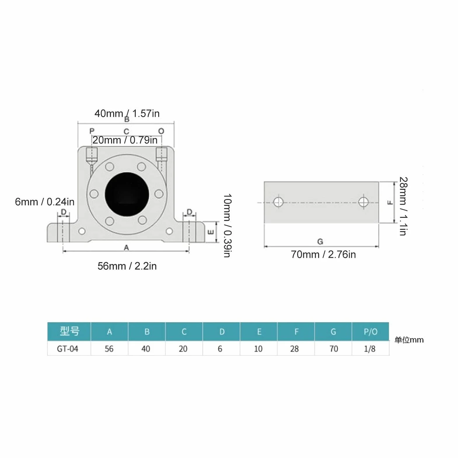 Vibrador de Turbina Neumática G1/8in, 130-210N Fuerza de Vibración, Alta Precisión CNC