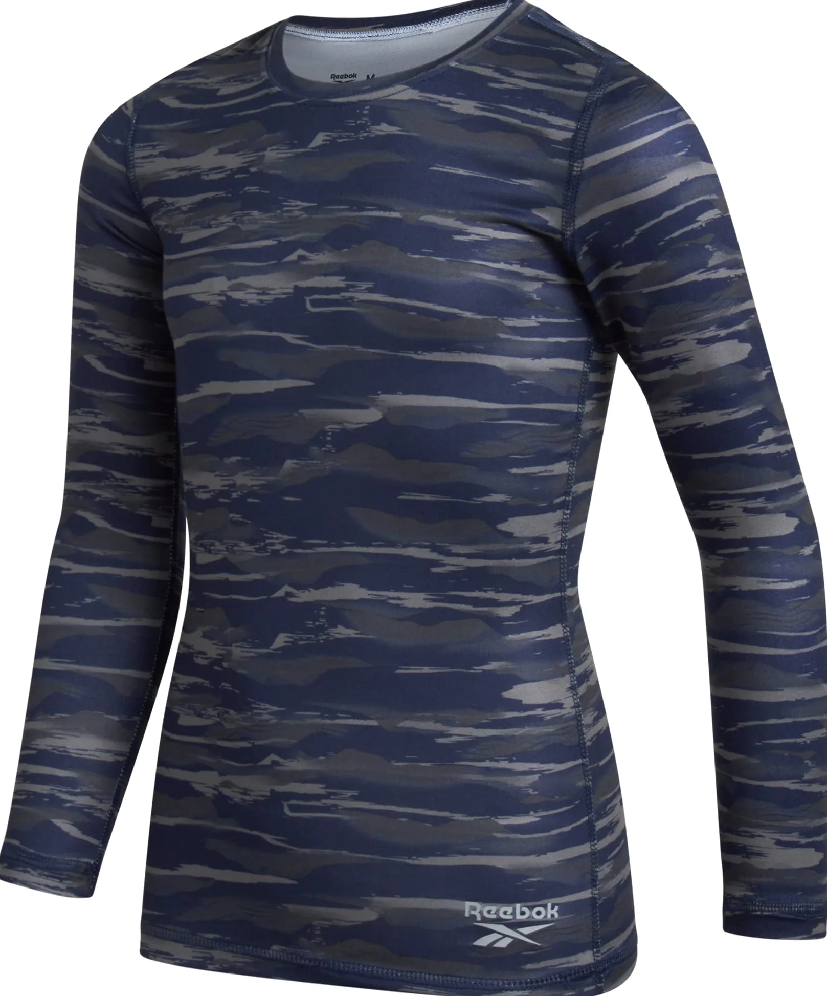 Reebok Conjunto de ropa interior térmica para niños – Camiseta de manga larga con capa base y pantalones largos John