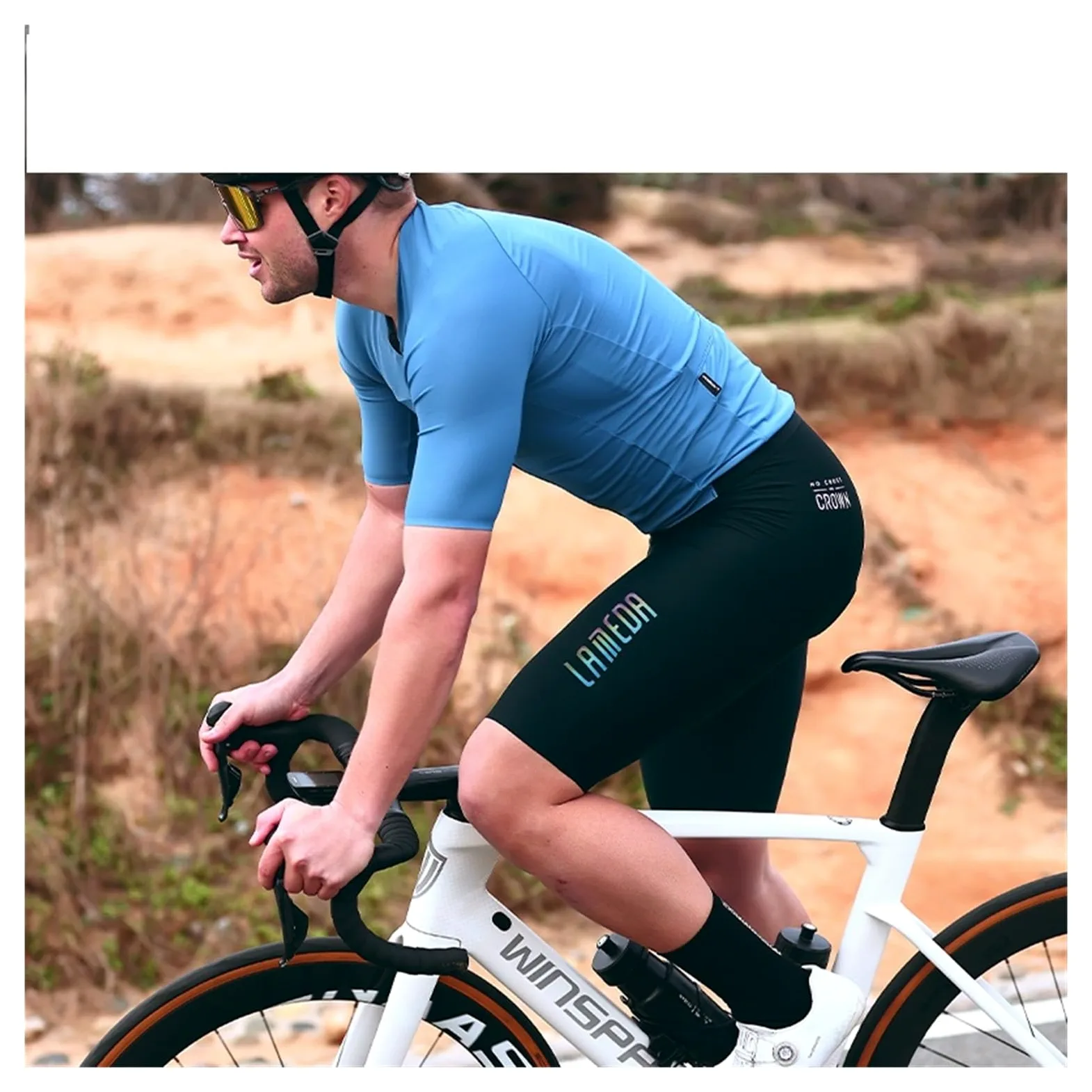 Bicicleta Pantalones Cortos Culotte de Ciclismo for Hombre, Transpirable, Verano, Acolchado, for montaña