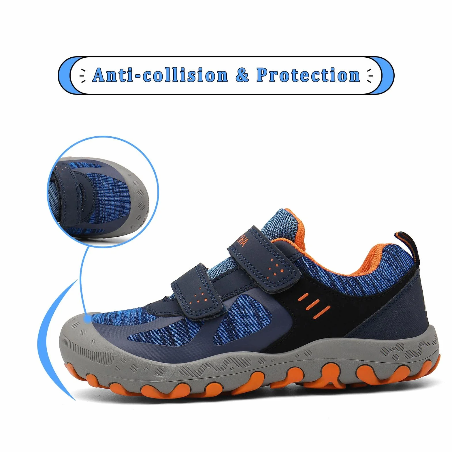 Mishansha Zapatos de Deportivo para Niños y Niñas Antideslizante Zapatillas de Senderismo Ligero, Talla 24-38 EU