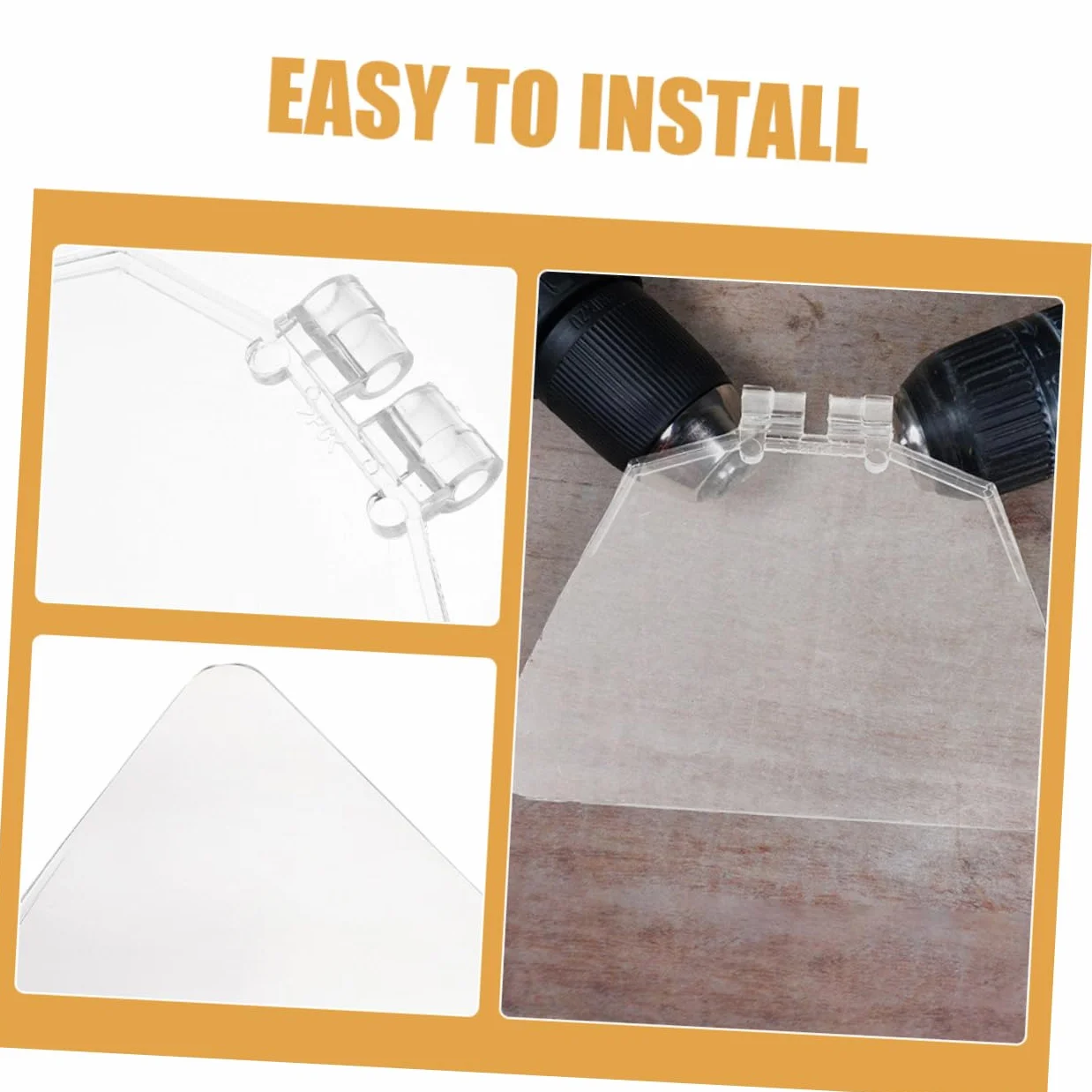 Protector Ocular Plástico Para Amoladora Banco, Pantalla Transparente, Accesorio Seguro Para Herramientas Eléctricas
