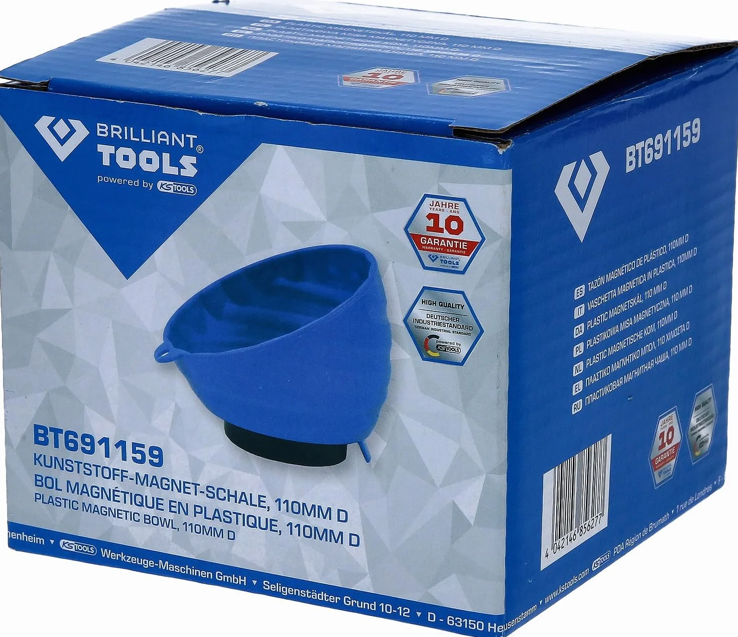 BRILLIANT TOOLS BT691159 Medio disco magnético de plástico Ø 11 cm