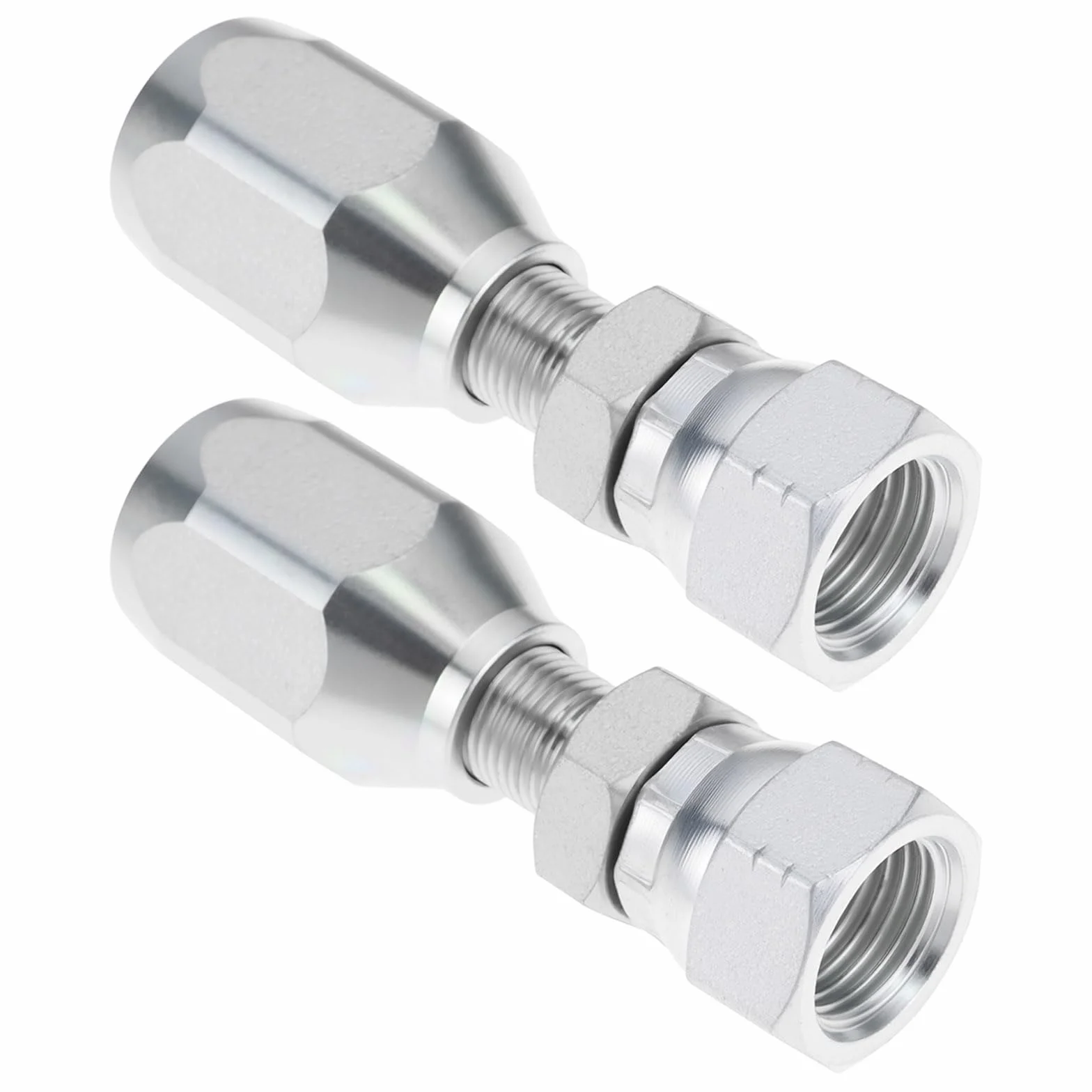 OTOTEC 2 Accesorios de Manguera Hidráulica Reutilizables BSP de 3/8'' para Manguera de Alambre R1T 1SN