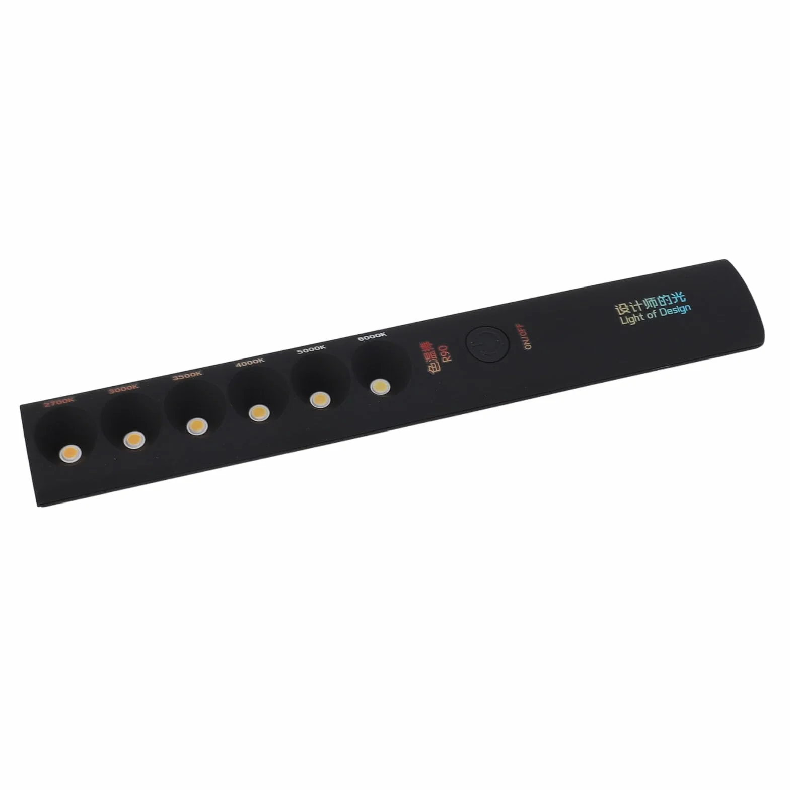 aqxreight Lámpara de Temperatura de Color Portátil Recargable 2700K-6000K 6 Modos Varita de Luz Fotografía