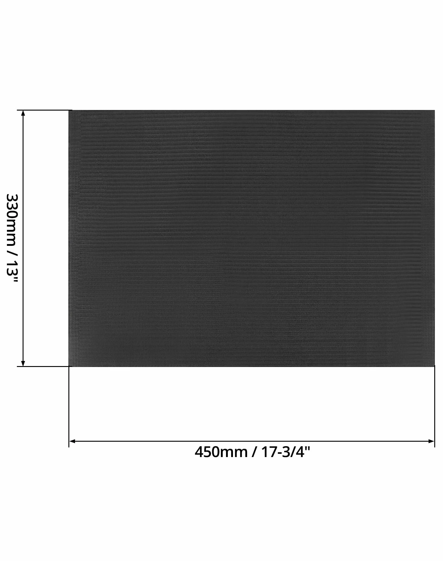 QWORK Baberos Desechables Impermeables 125 Piezas 33x45 cm 3 Capas Negros