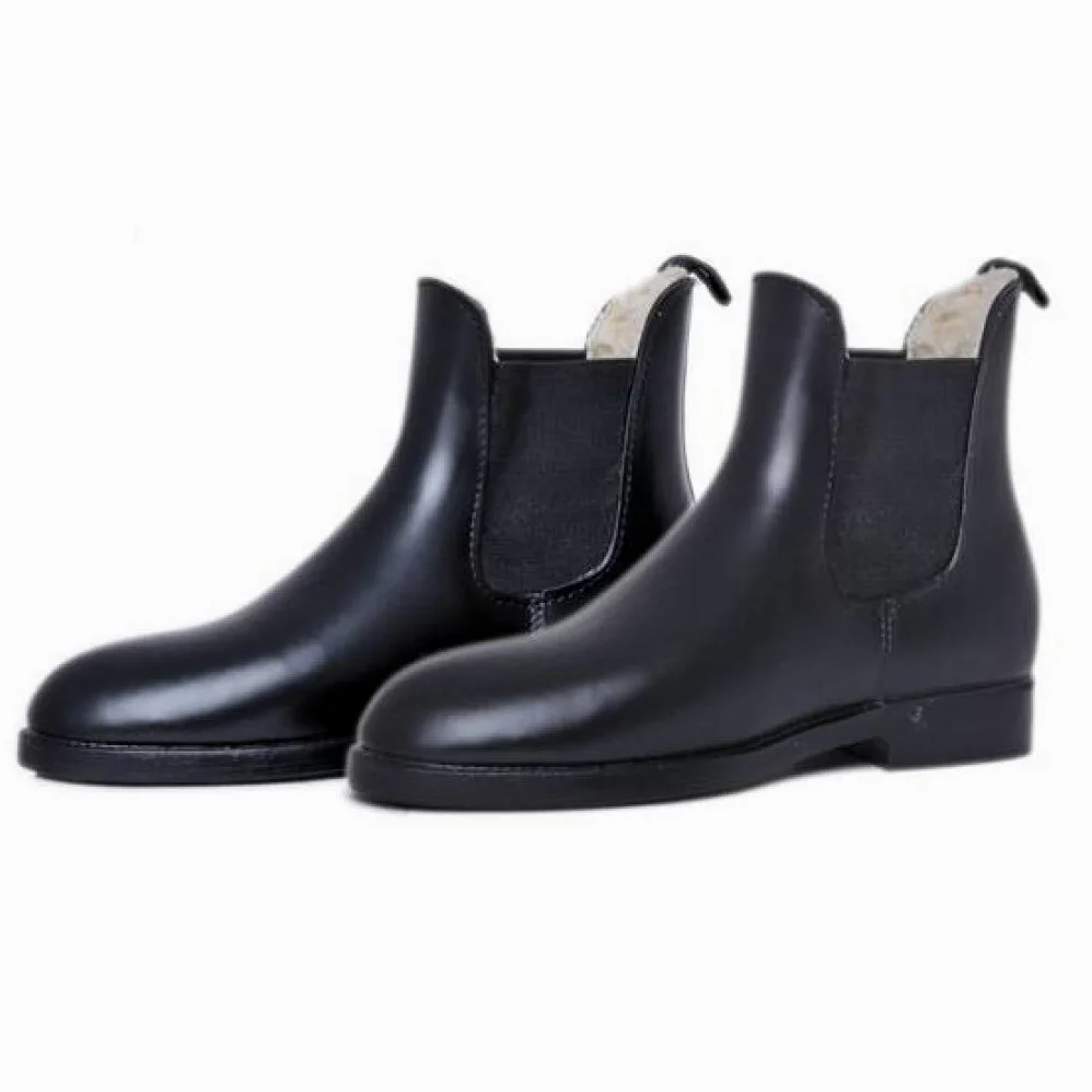 HKM Sports Equipment Jodhpurgummistiefel -Soft/Weit- Mit Teddyfutter, pantalón Unisex