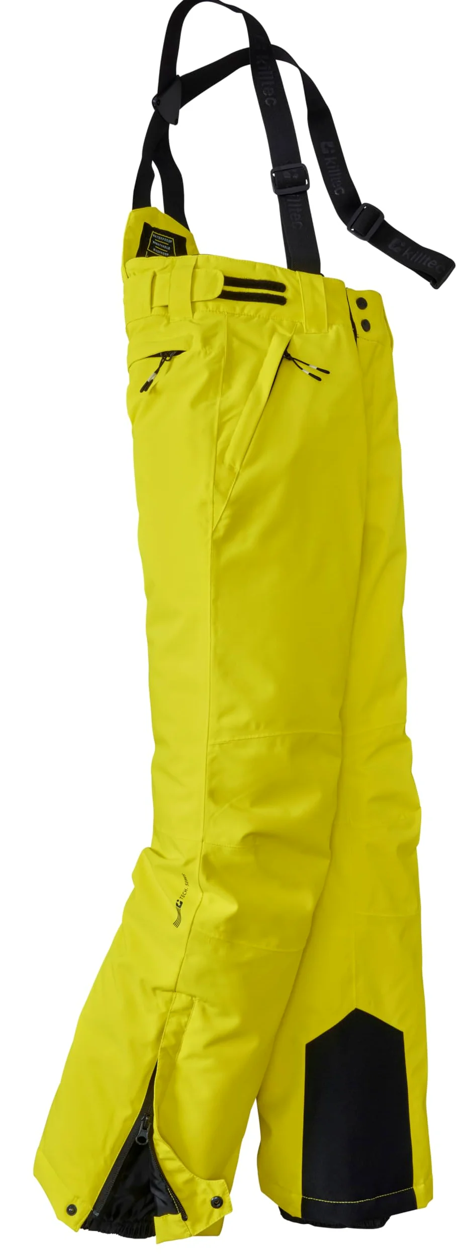 Killtec Ksw 214 Bys Ski Pnts - Pantalones de esquí/Pantalones funcionales con Peto Desmontable, protección de los Bordes y protección contra la Nieve Niños