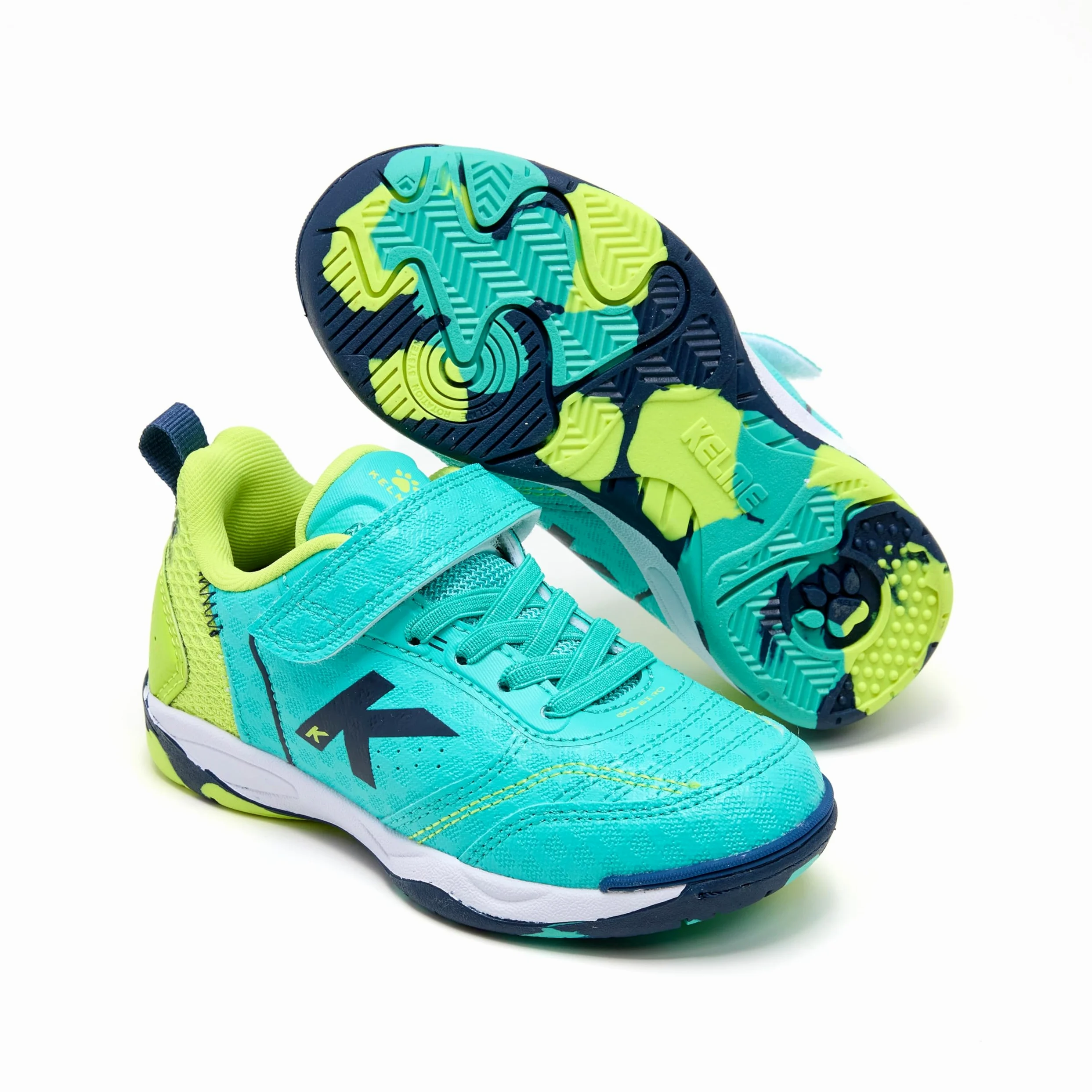 KELME Zapatilla De Niño Goleiro Elastic Indoor Turquesa