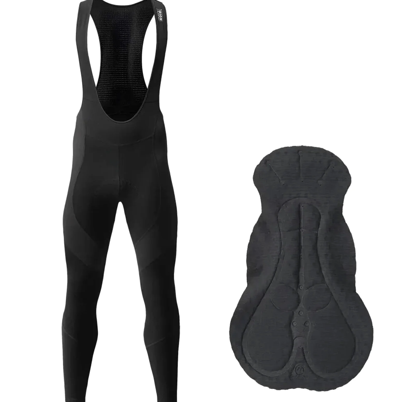 Pantalón largo con peto ciclista Pantalones largos con pechera for ciclismo de invierno, mallas for bicicleta de montaña, pantalones transpirables con almohadilla de Gel, pantalones profesionales de l