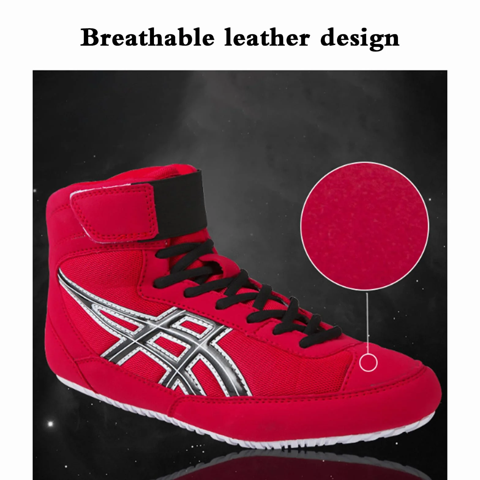 Zapatillas Boxeo Hombre,Zapatos De Lucha Libre para Hombre,Antideslizantes Zapatillas De Lucha Libre,Respirable Antideslizante,Ligero Antideslizante,para Artes Marciales