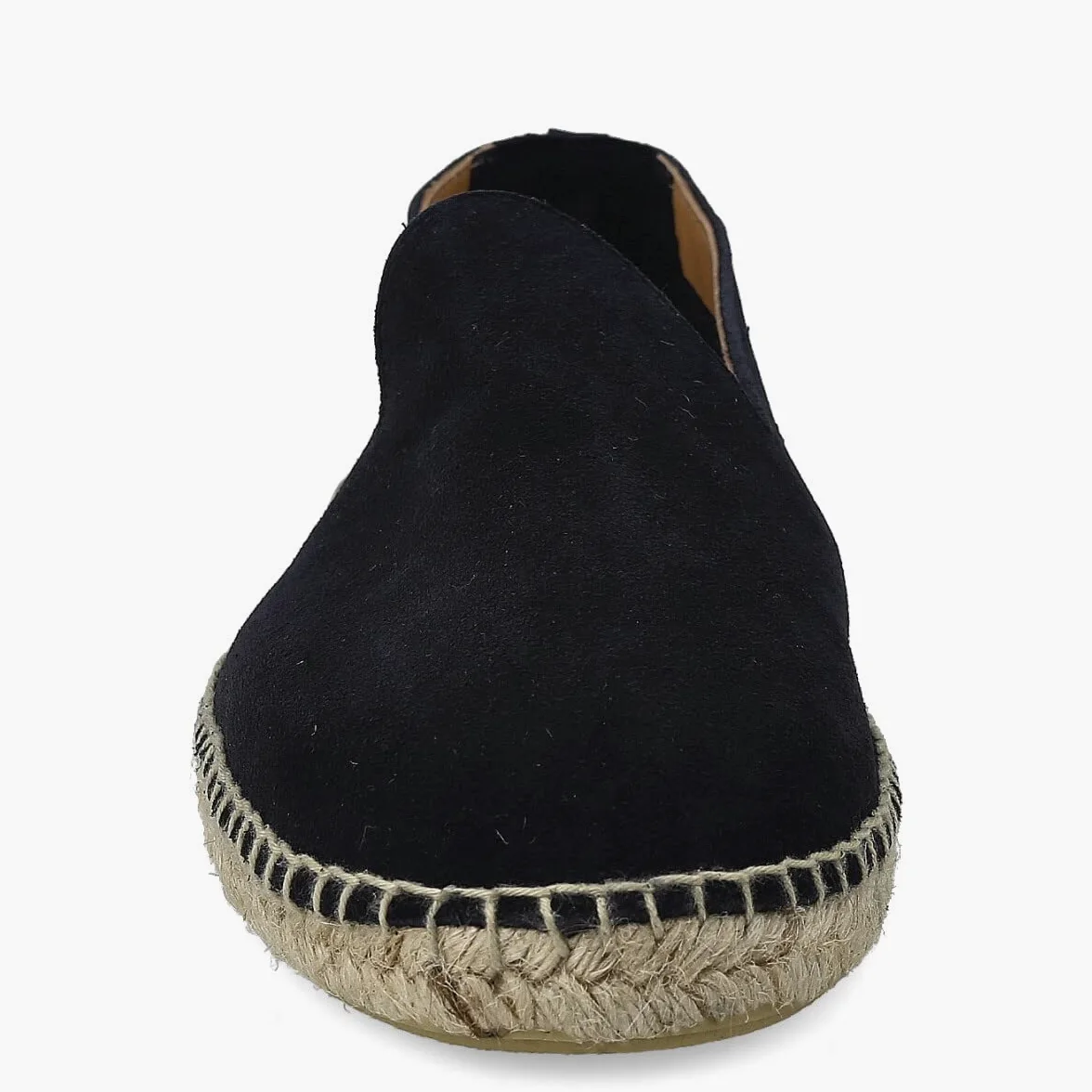 Alpargatas de Esparto de Piel para Hombre. Slippers Zapatillas Flexibles de Verano. Sandalias de Ante para Hombre. Mocasines Espadrillas. Marrón, Azul Marino y Kaki