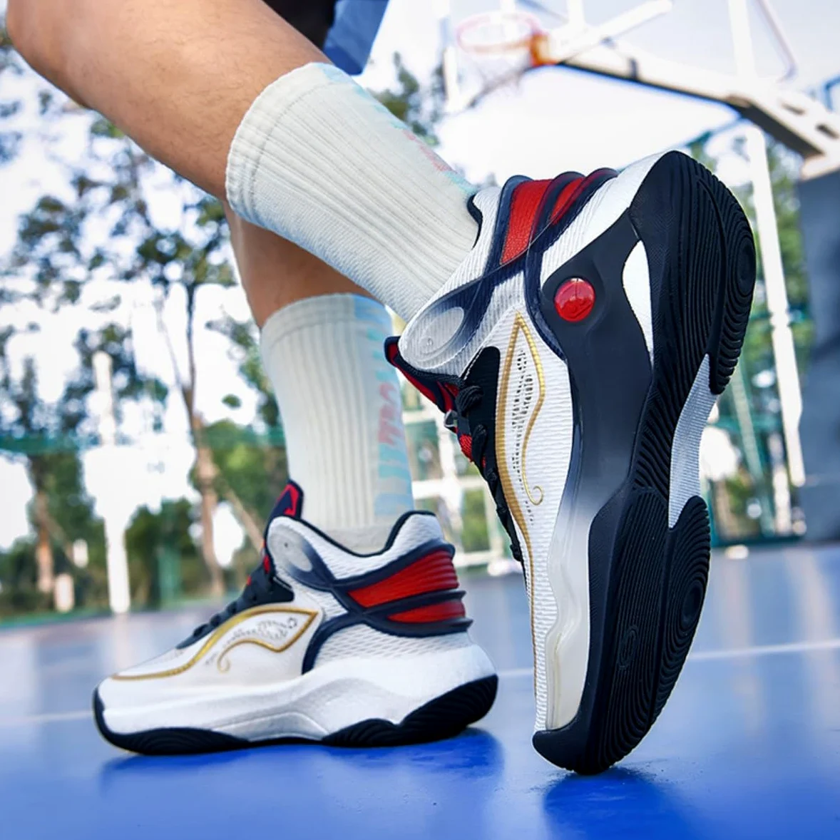 Zapatillas de Baloncesto Zapatillas de Baloncesto entrenadoras de Baloncesto cómodas Zapatillas Transpirables de Alta Parte para Hombres y Mujeres Antideslizantes
