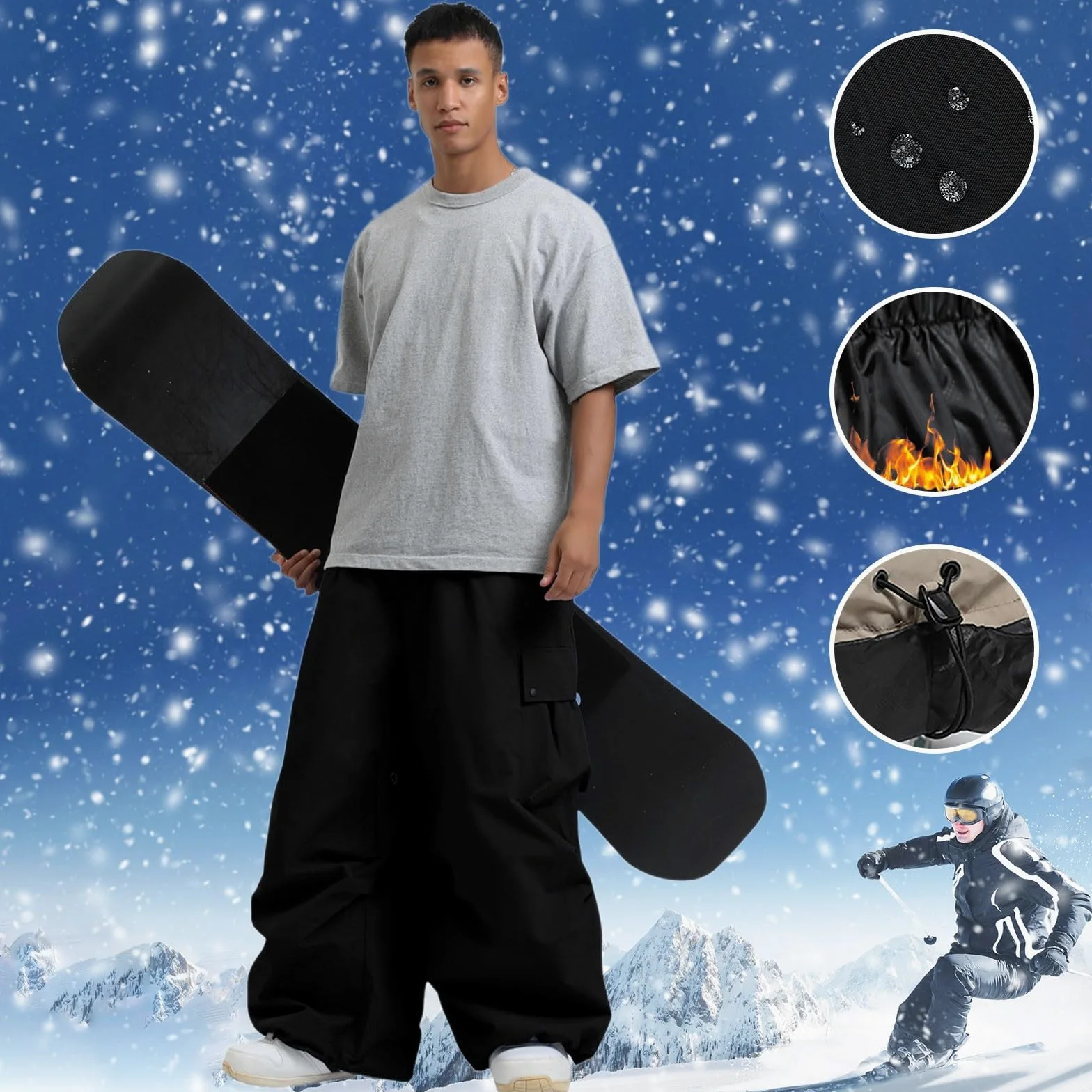 Pantalones de carga para hombre, militar, multibolsillos, algodón, trabajo táctico, casual, al aire libre, senderismo, corte delgado, pantalones de trabajo para hombre, versátil A44