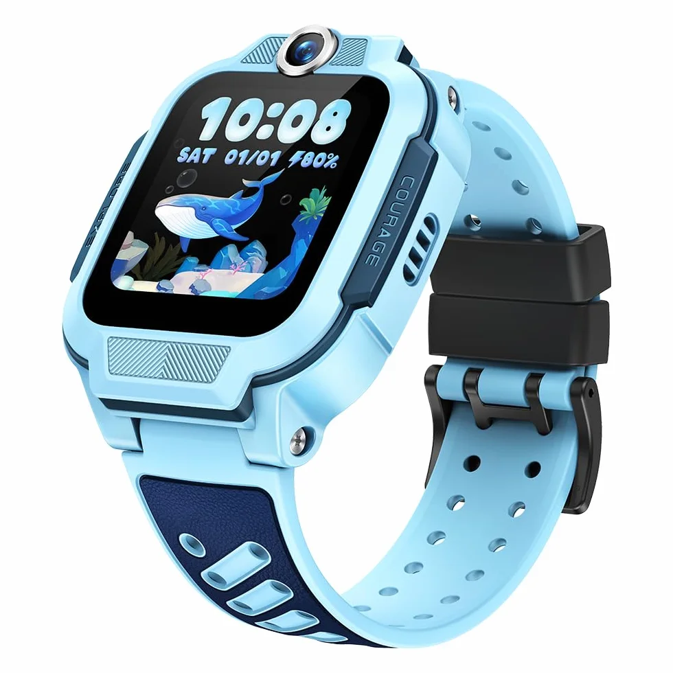 imoo Z3 Reloj Inteligente Niño, Kids Smartwatch con GPS Mundial, SOS, Control Parental, IP68, Modo Colegio, Video Llamadas HD, Voz, Chat, Pantalla1.5, 8GB, Vib, SIM, Reloj Niños Localizador