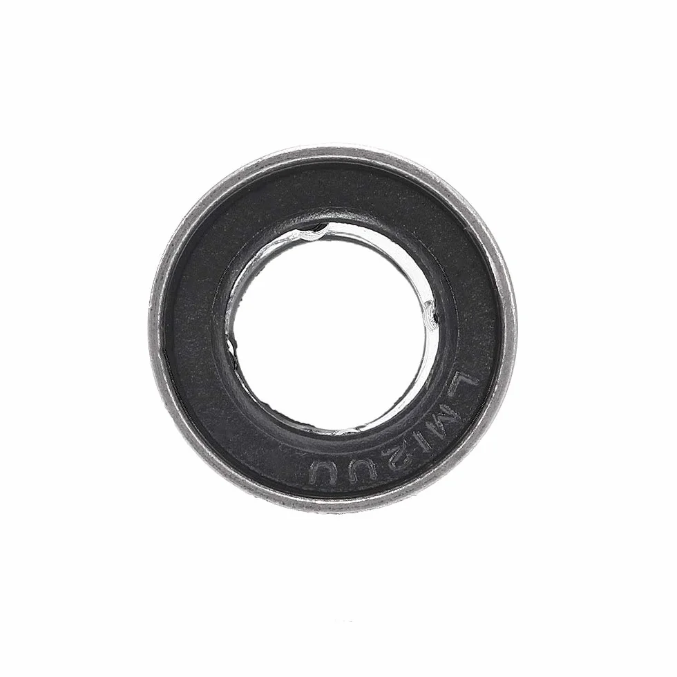 Bujes de rodamiento de bolas lineales LM12UU sellados de goma 12 mm diámetro interior