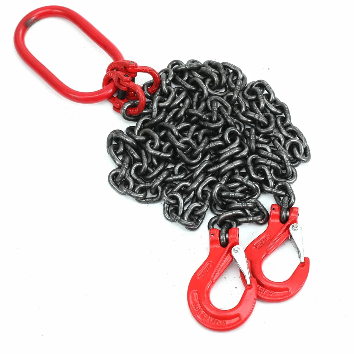 Cadena de Carga G80 MN 1.5 m 2 hebras 3T/6614LBS Eslinga de Elevación