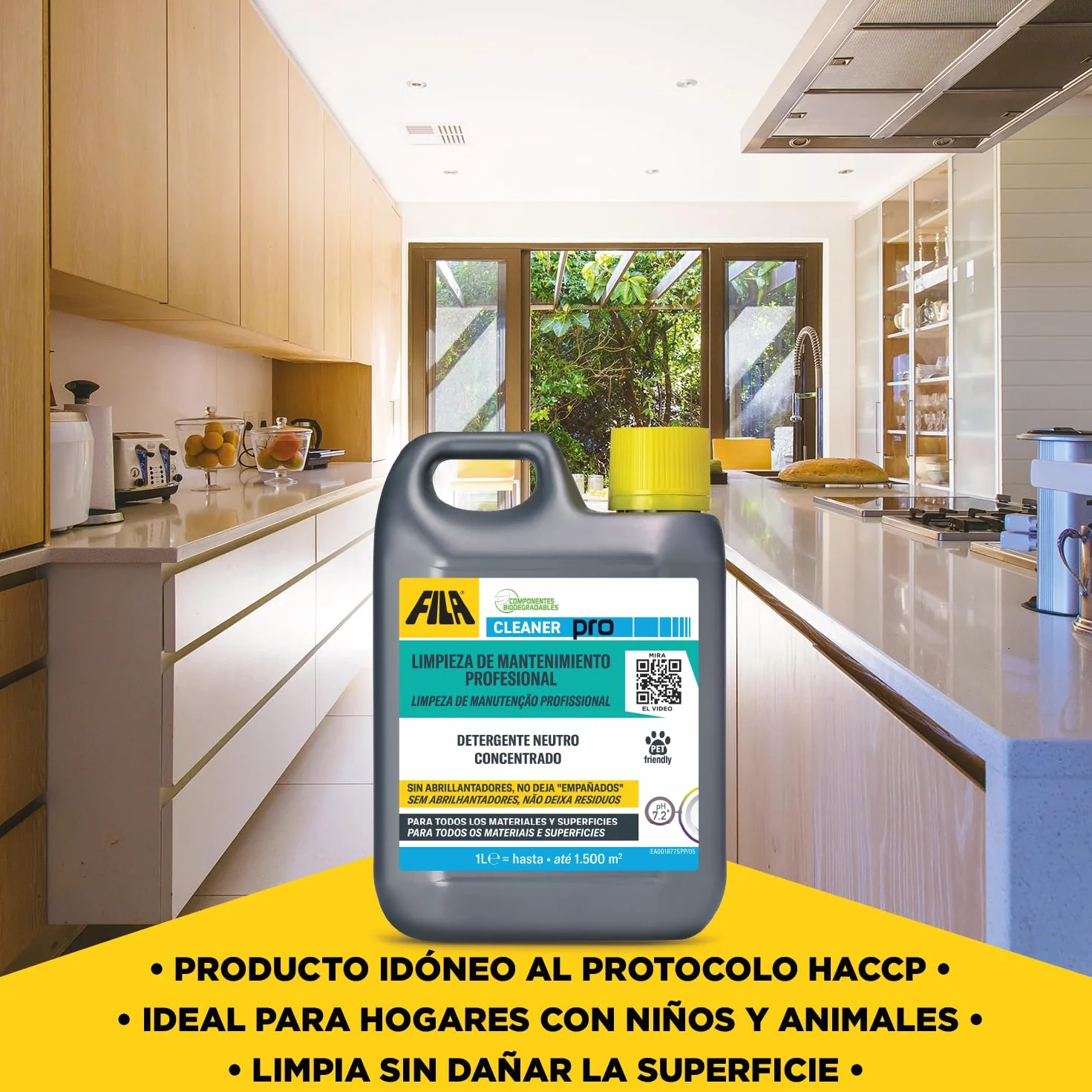 Detergente pH Neutro CLEANER PRO para Pavimentos y Revestimientos Mármol Gres Resina Vinilo Madera