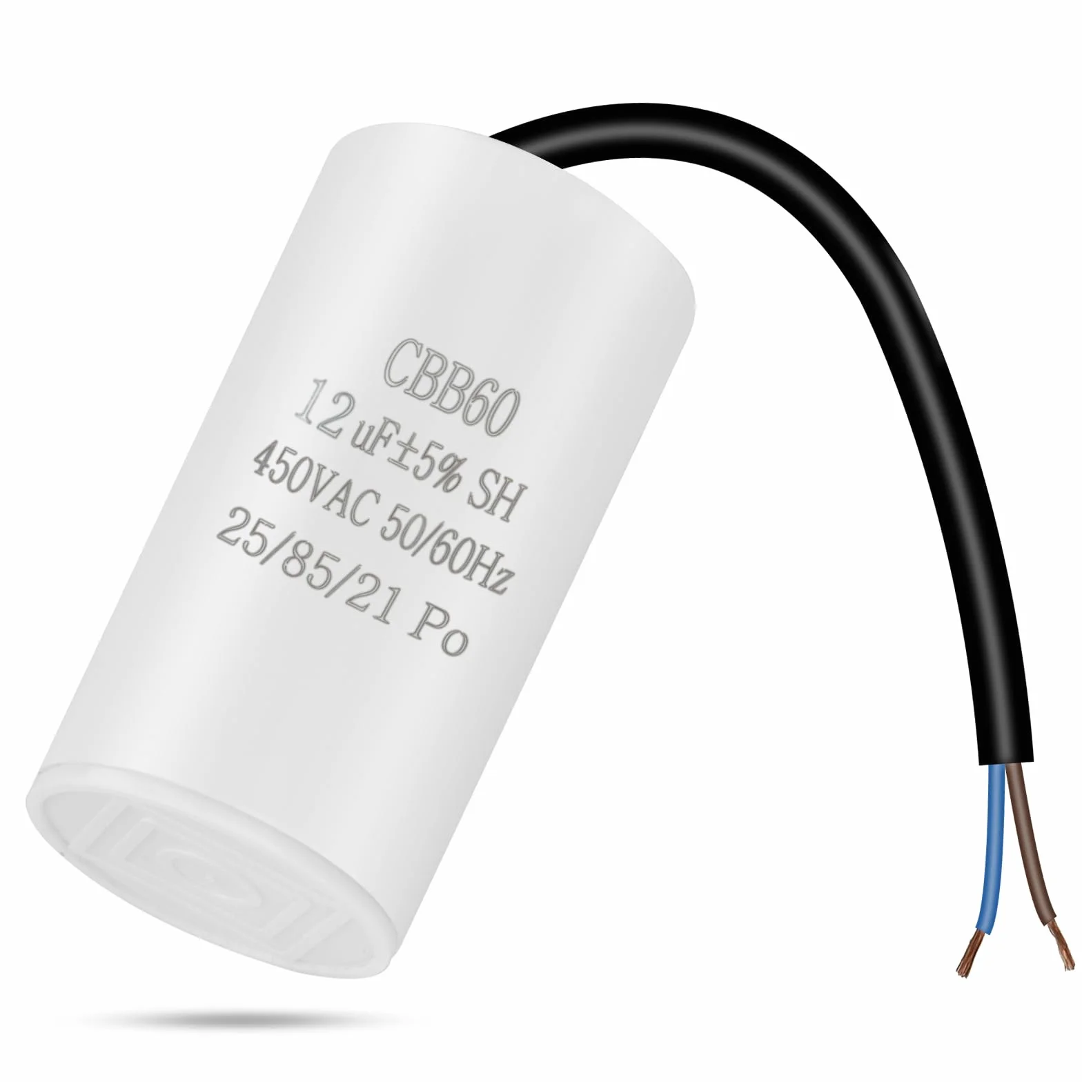 OFFCUP CBB60 Condensador Permanente 12μF 450V 50/60Hz para Motores Eléctricos
