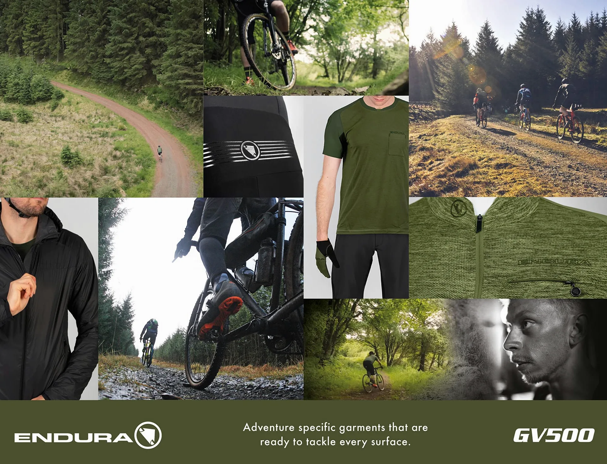 Endura Camiseta de Ciclismo GV500 Reiver Gravel para Hombre