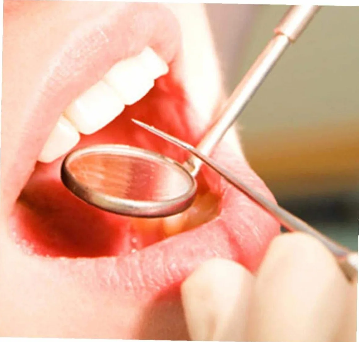 Espejo dental con mango para examen bucal estudiantes dentista