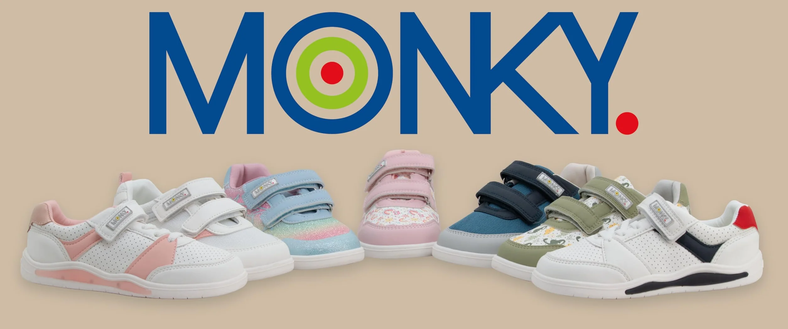 MONKY Zapatillas Barefoot Infantiles LED Puntera Ancha Suela Flexible Antideslizante Cierre Velcro Piel Sintética Tallas 25-30