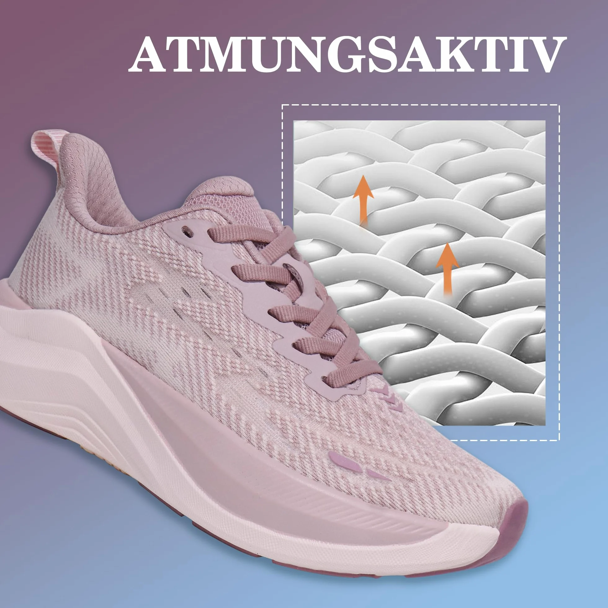 Hawkwell Zapatillas Deportivas Transpirables Cloud Zero Active Cushion para Mujer, para Caminar, a la Moda, para Gimnasio, para el Trabajo médico