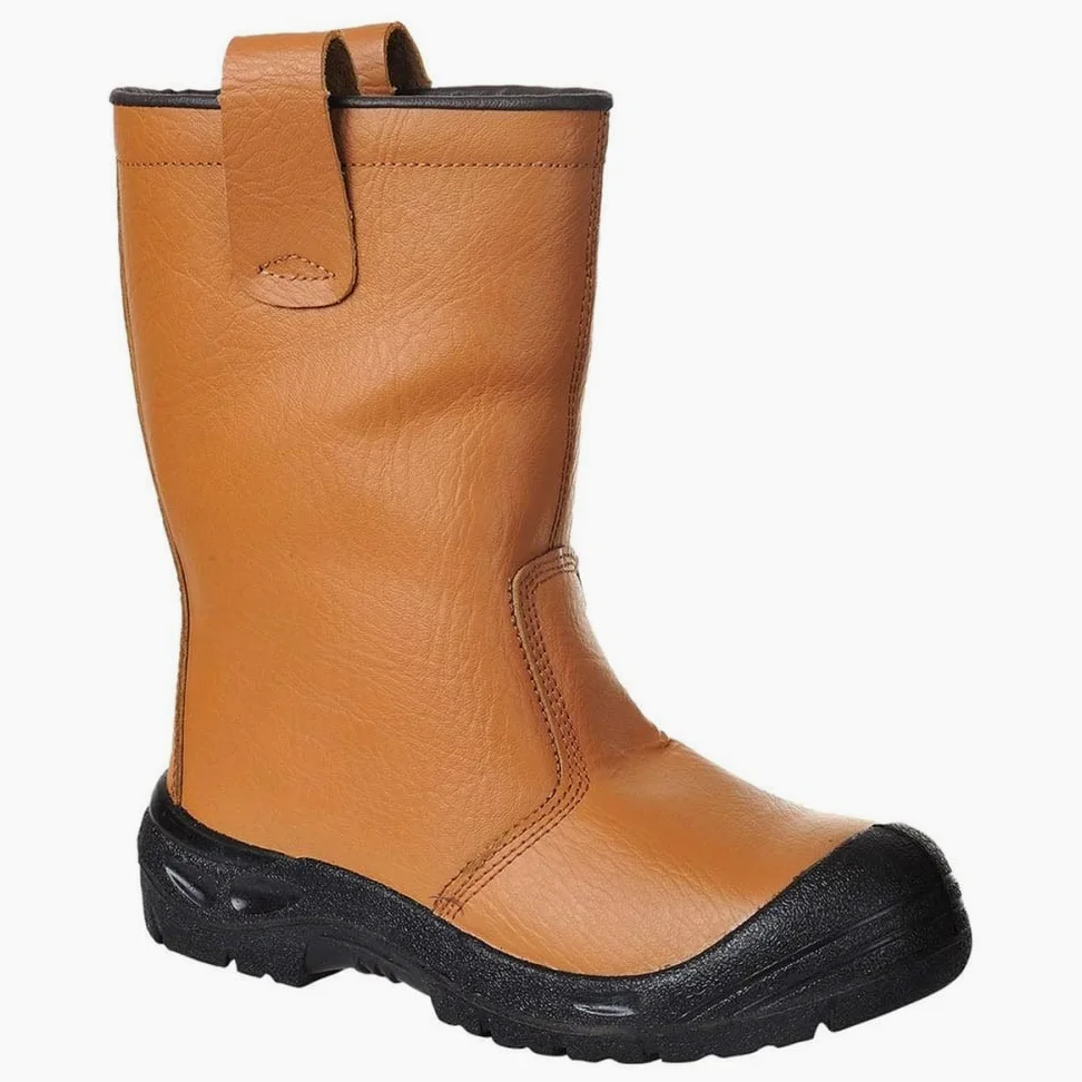 Portwest Bota Steelite Rigger S3 Ci, Tamaño: 43, Color: Canela, FW29TAR43