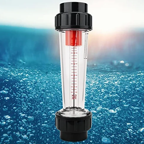 Garosa LZS-50 Medidor Flujo Líquido Tubo Plástico 1-10m³/H Controlador Agua Industrial