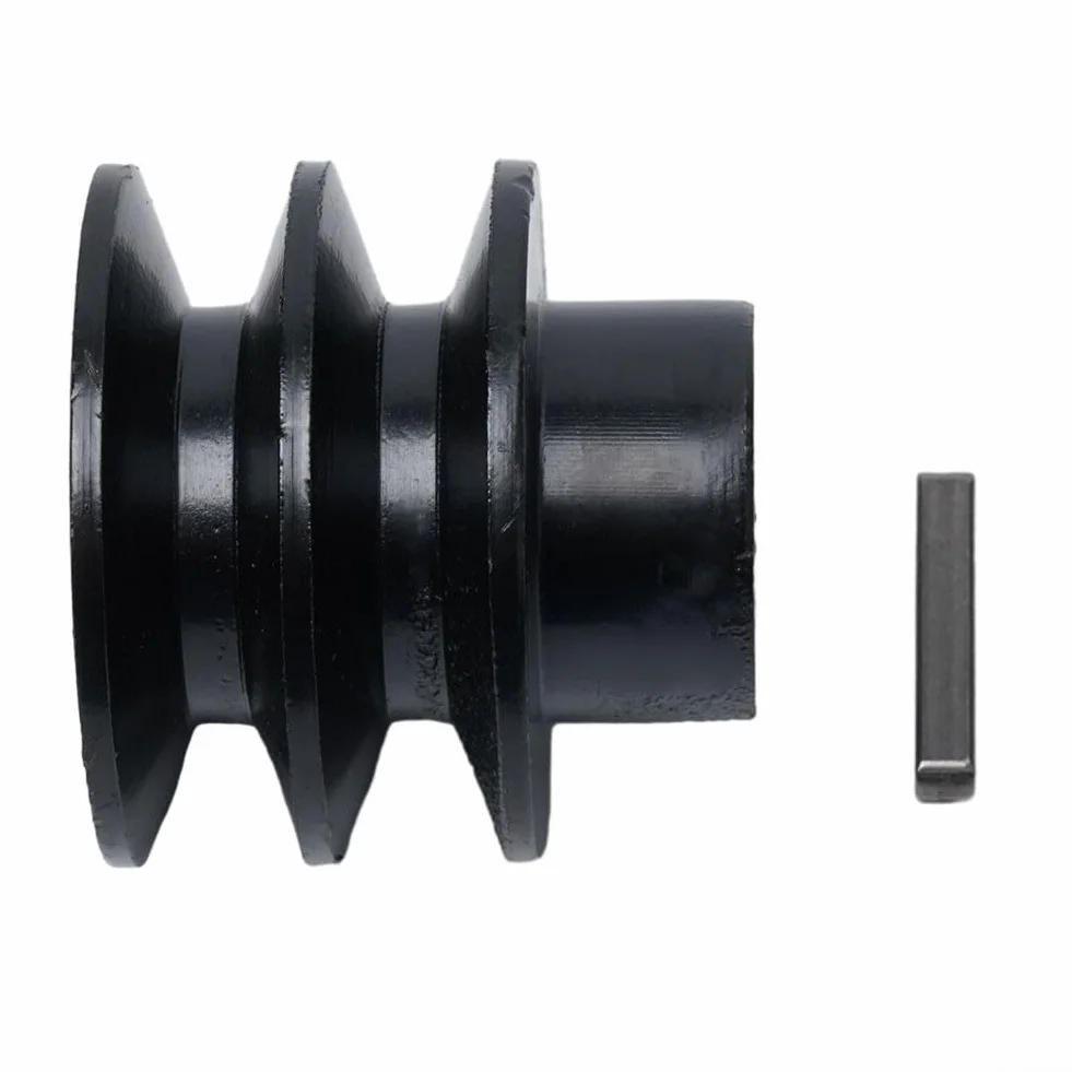 Polea de correa en V doble para motor Honda 168F 170F GX110 GX120 GX160 GX200 7HP, orificio 20 mm