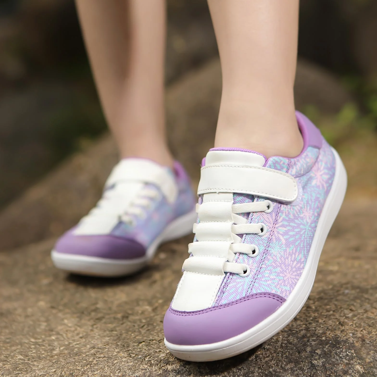 AONEGOLD Kids Calzado Descalzo Ancho para Niños niñas Outdoor Transpirables Minimalistas Zapatillas de Deporte Niños Zapatos Impermeables Senderismo Gr.28-37
