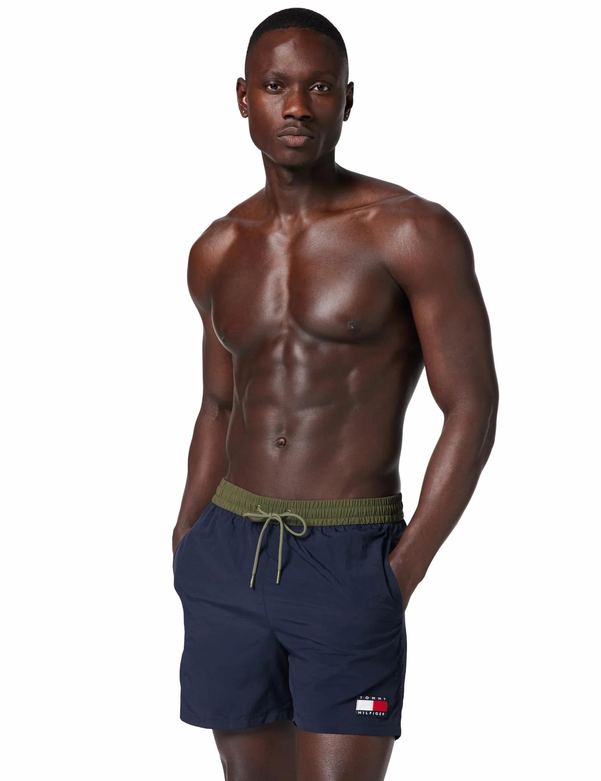 Tommy Hilfiger Bañador Hombre Medium Drawstring con Cintura Ajustable