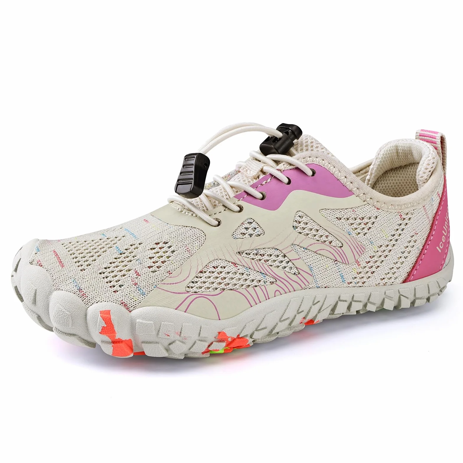 IceUnicorn Niños Barefoot Zapatillas Outdoor Trail Running Zapatillas Playa Niño Niña de Agua Escarpines Antideslizante