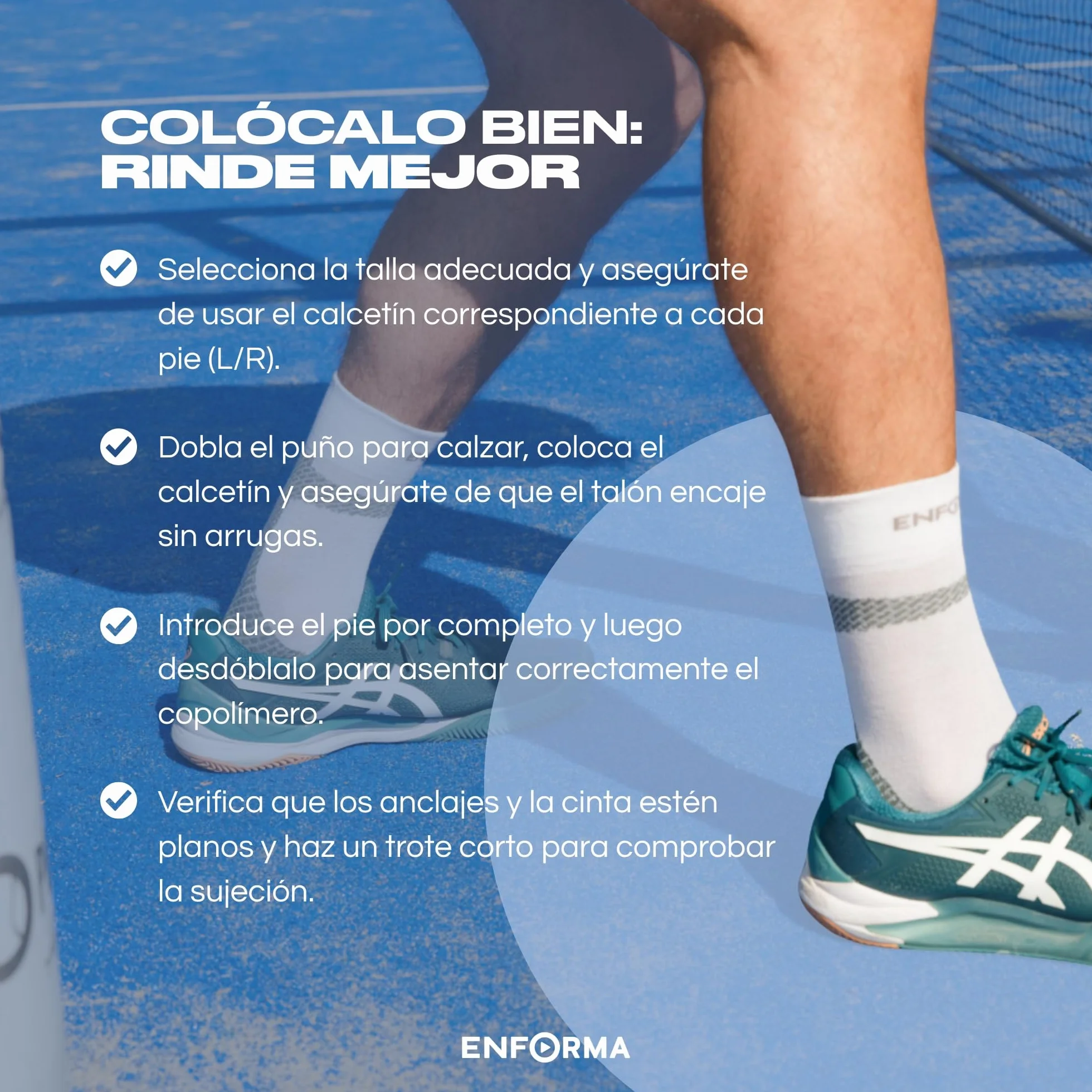 Enforma Calcetines Técnicos Tape Socks Coolmax Compresión Ergonómica Antideslizantes Fascitis Plantar Running Trail Protección Tendón Aquiles Hombre Mujer Deportes Montaña Alta Intensidad Duración