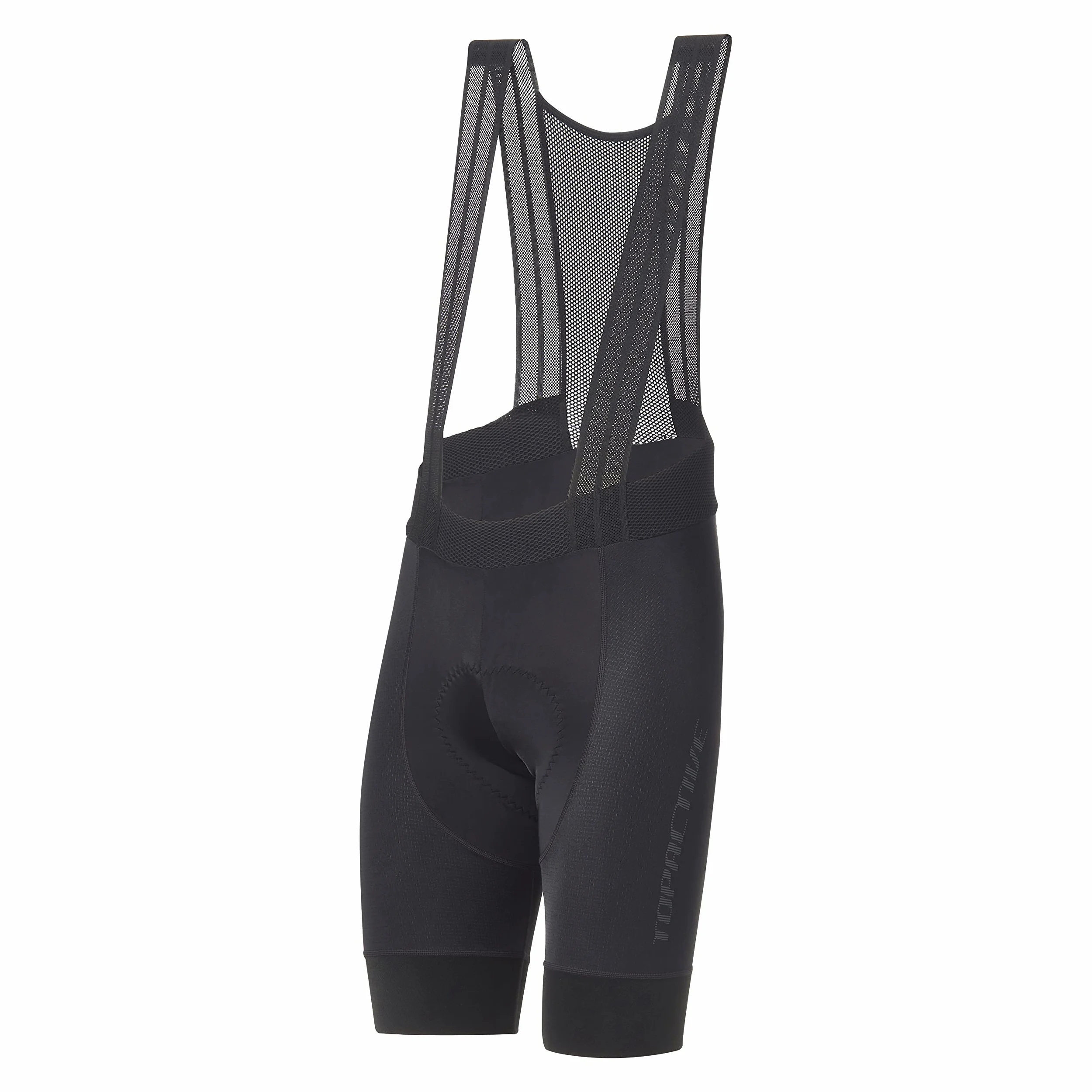 Culote Corto Ciclismo Hombre Reflectante Negro, Culotte con Badana Antideslizante y Transpirable, Tirantes Flexible